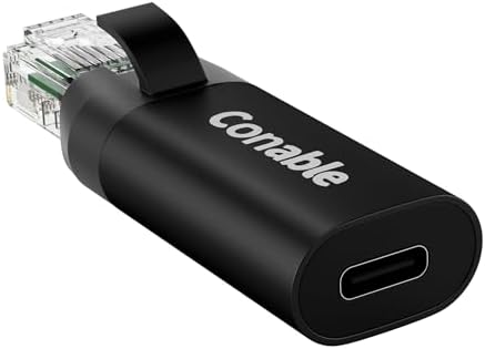 2-in-1 USB 3.1 C Cable 6 FT with Ethernet Adapter, Powerful 4-in-1 Cable, Supports 1Gbps Internet Transmission, 4K@60Hz Video Output, 100W Fast Charging and 10Gbps Data Transfer, Essential for Travel – Enhanced Compatibility and Speed