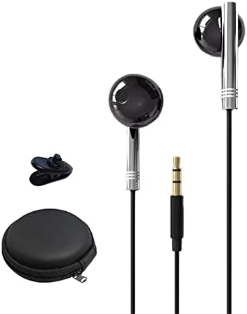 Premium Wired Earbuds with Noise Cancelling, 3.5 mm Bass-Enhanced Headphones for Immersive Audio Experience – Ideal for Computers, Laptops, TVs, and Android Devices, Long Cord Design for Freedom of Movement, Lightweight & Comfortable for Extended Use