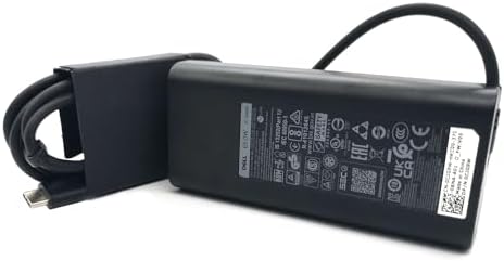 Dell 65 W USB-C Laptop Charger for Latitude 9410-9450 – Genuine Original AC Adapter with Enhanced Compatibility and Fast Charge Capability, 3 FT Power Cord, Compatible with Multiple Models – Ideal for Reliable Power Supply and Efficient Performance