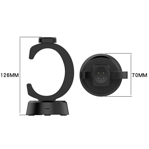 LOKEKE USB Type C Charging Dock for Google Pixel Watch 3 – Ultra-Compact Fast Charger with Robust Durability and Effortless Smartwatch Management for Active Lifestyles