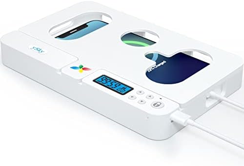 Portable Smart Auto Phone Timer Lock Box for iPhone and Android Phones, Self-Control Timer Locker to Help Kids,Students, Adults Focus Back,Prevent Excessive Games, Mobile Phone Addiction(White) – Enhanced Compatibility and Speed