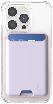 Chic Lavender Pop Sockets Phone Wallet with Expanding Grip & Mag Safe Compatibility – Stylish Card Holder for Effortless Wireless Charging & Enhanced Smartphone Functionality – Perfect Accessory for Active Lifestyle Users