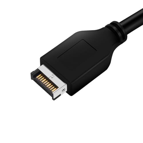 USB Type C 3.1 Panel Mount Adapter Cable 0.6FT, USB C Gen 2 Male to Female 10Gbps Data Cable with Mount Screw for MacBook Tablet, Mobile Phone, Hard Disk Drive – Enhanced Compatibility and Speed