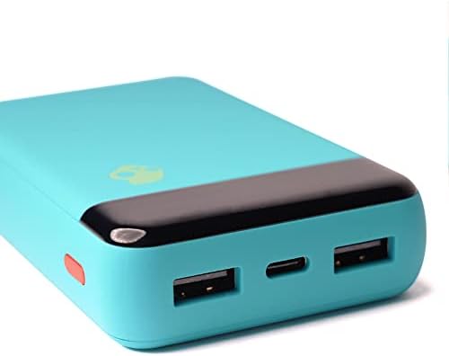 Skullcandy Fat Stash 2 Portable Charger – 10,000 m Ah Power Bank with 20 W USB-C Fast Charging & Dual 18 W USB-A Ports – Essential Travel Companion with Bonus USB A to Micro USB/Type C Cable for Enhanced Device Compatibility and Speed
