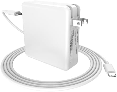 Ultra-Fast 118 W USB-C Power Adapter for Mac Book Pro & Air – High-Efficiency PD 3.0 Charger with 6.6 ft Cable, Compatible with M1-M4 Models, i Phone 16/15, and All Type-C Devices, Intelligent Safety Features for Rapid and Reliable Charging Performance