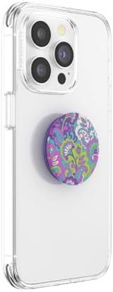 Mag Safe-Ready Tidepool Lava Pop Socket Phone Grip & Stand – Magnetic Hold for Effortless Wireless Charging, Hands-Free Viewing, and Stylish Functionality – Transform Your Mobile Experience with Enhanced Compatibility and Unique Design