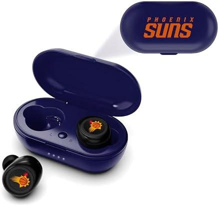 SOAR NBA True Wireless Earbuds V.2 – Elevate Your Audio Experience with State-of-the-Art Bluetooth 5.0, Exceptional Sound Quality, and Official NBA Branding for Ultimate Fan Engagement, Designed for Comfort and Hands-Free Convenience