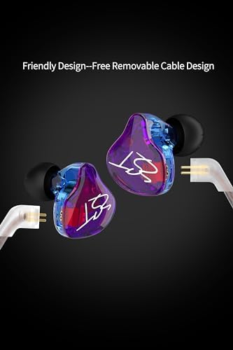 Experience Unmatched Audio Fidelity with Keephifi KZ ZVX In-Ear Monitor Earphones – 10 mm Dual Cavity Dynamic Driver, Premium Metal Shell, Detachable 2-Pin Silver-Plated Cable, and Integrated Mic for Audiophiles and Musicians – Superior Sound Quality and Comfortable Fit for All-Day Listening