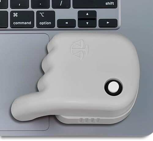 Stay Productive with the Ultimate Laptop Trackpad Jiggler – Long-Lasting AA Battery, Undetectable Cordless Mouse Mover for Active Touchpad Engagement – Ideal for Meetings & Work Without Sleep Mode – Simple ON/OFF Switch – Compatible with Most Laptops, Excluding De II (Teal)