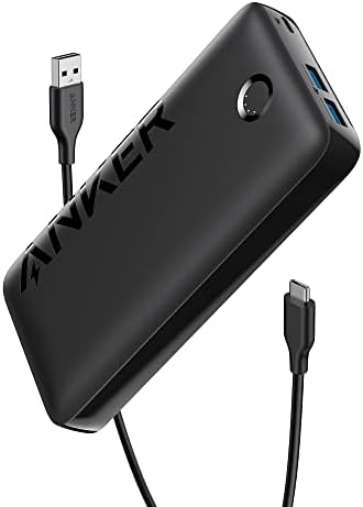 Anker 20,000 m Ah Fast Charge Power Bank – Ultra-Fast 22.5 W Portable Charger with Dual USB-A and USB-C Ports, Ideal for i Phone 16/15/14/13/12, Samsung Galaxy, i Pad Pro, Air Pods & Apple Watch – Compact and Durable for On-the-Go Power Solutions