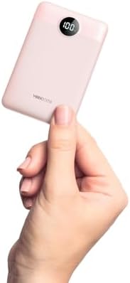 VEEKTOMX Compact 10000 m Ah Mini Power Bank – Ultra-Fast PD 22.5 W USB-C Charger for i Phone, Samsung, Google Pixel – Stylish Purple Travel Essential for On-the-Go Power and Versatile Device Compatibility