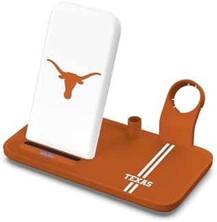 SOAR NCAA 4-in-1 Wireless Charging Docking Station: Rapid Charge Solution for i Phone, Apple Watch, Air Pods & Apple Pencil – Official NCAA Design for Ultimate Fan Experience and Device Compatibility