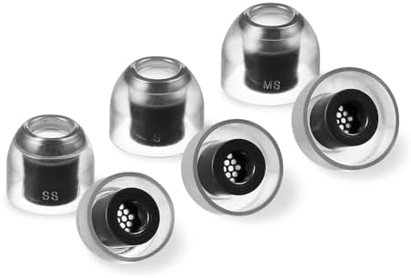 Transform Your Audio Experience with AZLA Sedna Earfit Crystal Standard 2 – Premium Silicone Earbud Tips for Sony WF-1000 XM5, Beats, Sennheiser, Jabra – Ultimate Noise-Canceling Replacement Tips (3 Pair, M-ML-L) – Achieve Unmatched Comfort & Superior Sound Isolation