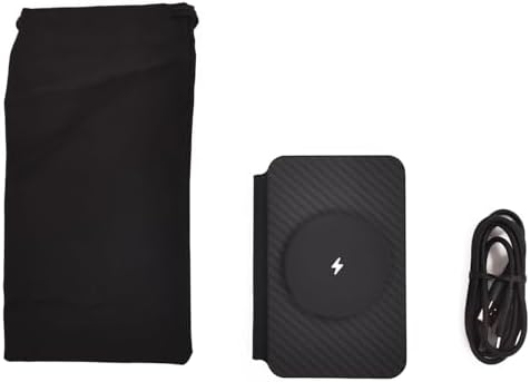 All-in-One Carbon Fiber Charging Station for Apple Devices – Fast Mag Safe Wireless Charger, Foldable Travel Solution for i Phone 16-12 Series, Air Pods & Apple Watch – Ultimate Portability & Efficiency