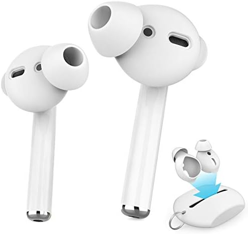 Upgrade Your Listening Game with Aha Style Silicone Ear Tips for Apple Air Pods – 4 Pairs (2 Large & 2 Small) – Exceptional Comfort, Noise Isolation & Customizable Fit for Enhanced Audio Experience