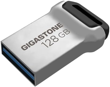 GIGASTONE 64 GB Ultra-Fast Nano Flash Drive Z90 – Compact USB 3.2 Gen 1 Storage Solution with 120 MB/s Speed, Lightweight Metal Design for PC/Mac/TV/Car Compatibility, Perfect for Reliable Data Backup and Quick File Transfers