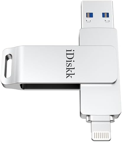 Maximize Your Apple Device Storage with the App-le MFi Certified 128 GB i Diskk Flash Drive – Ultimate i Phone and i Pad Photo Backup Solution for Effortless Data Management, High-Speed Transfers, and Enhanced Compatibility Across All Your Devices