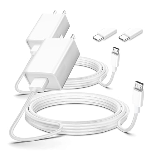 10 FT Dual Pack Power Charging Cable for Arlo Pro/Pro2, Wyze Cam, Blink, Yi Home & More – Versatile, Durable USB Cord for Enhanced Device Performance and Fast Charging Solutions