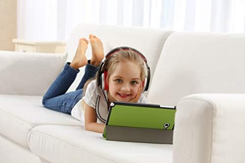 Rockpapa HS20 Kids Wired Headphones – Super Lightweight & Foldable Design with Integrated Microphone, Perfect for School, Travel & Entertainment – Compatible with Tablets & Smartphones, Stylish Black & Orange for Ages 3-15, Ideal for Learning, Play, and Hands-Free Communication