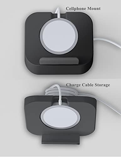 Phone Wall Mount for Magsafe Charger Bedside Phone Holder Compatible with Magsafe Accessories Fit for iPhone 12/12 Pro/ 13 Pro Max(Charger Not Included) (Black) – Enhanced Compatibility and Speed
