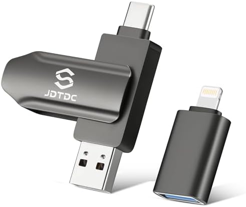 Effortless Memory Preservation: 128 GB Photo-Stick USB Flash Drive for All Devices | Auto Backup Tool for i Phone, Android & More | Secure Photo & Video Storage with High-Speed Transfer | Compact, Reliable Thumb Drive for Easy Access to Your Cherished Moments