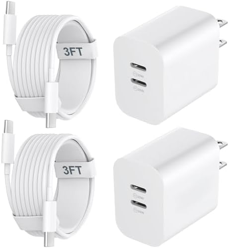 20 W Dual-Port USB-C Fast Charger with 6.6 FT Cable – Ultimate Power Solution for i Phone 15/16 Pro Max & Android Devices – Efficient Travel Companion Designed for rapid charging, this 20 W Dual-Port USB-C Charger ensures your i Phone 15/16 Pro Max and Android devices stay powered up with maximum efficiency. Featuring a generous 6.6 FT USB-C to C cable, this charger eliminates the inconvenience of short cords while allowing you to multitask with ease. Its dual-port design offers the ability to charge two devices simultaneously, making it ideal for busy professionals and frequent travelers. Enjoy broad compatibility across multiple Apple and Android devices, ensuring versatility for all your charging needs. The compact and lightweight structure of this charger enhances portability, making it an essential accessory for your on-the-go lifestyle. Built with high-quality materials, this charger prioritizes durability and safety, giving you peace of mind while delivering fast charging performance. Elevate your charging routine and stay connected wherever life takes you with this indispensable charging solution.