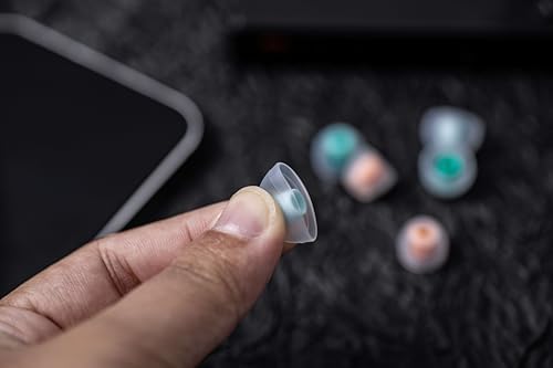 Transform Your Audio Experience with DUNU Candy Silicone Eartips – Precision Engineered for Comfort and Noise Isolation, Available in S/M/L Sizes, Perfectly Compatible with 4.6 mm to 5.5 mm Nozzles – Enhance Sound Quality and Enjoy Extended Listening Sessions with High-Quality Silicone Earphone Accessories