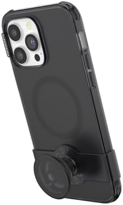 Pop Sockets i Phone 14 Pro Case with Integrated Slidable Grip & Kickstand – Pink Opalescent – Ultimate Wireless Charging Compatibility, 10 ft Drop Protection, and Easy Mag Safe Integration for Enhanced Mobile Experience