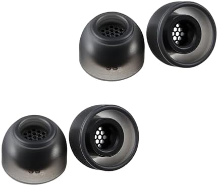 Enhance Your Audio Experience with AZLA Sedna Earfit MAX TWS Earbud Tips (S/MS/M) – Premium Noise-Canceling Silicone Eartips in Dark Gray for Ultimate Comfort and Sound Isolation, Perfectly Compatible with Sony, Samsung, and Sennheiser Wireless Headphones