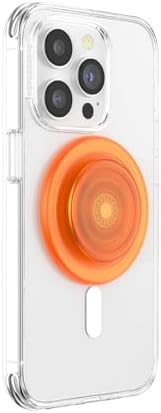 Mag Safe-Compatible Glitter Pop Socket Phone Grip & Stand – Stylish Clear Kickstand for Secure Wireless Charging and Effortless Media Viewing, Essential Cute Accessory for Enhanced Mobile Experience