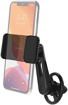 Scosche HDVM 3-in-1 Universal Cell Phone Mount: Versatile Suction Cup Holder for Windshield, Dashboard, and Vent – Compatible with i Phone 16/15/14/13/12 & Smartphones Up to 3.5 Inches – Enhanced Stability for Safe Hands-Free Use