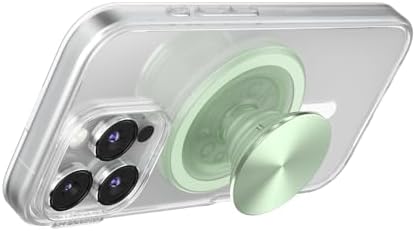 Stylish Dusty Rose Magnetic Phone Grip & Stand for i Phone Mag Safe – Secure Pop Socket with Kickstand for Effortless Hands-Free Viewing and Seamless Wireless Charging – Enhance Your Mobile Experience with Chic Functionality and Personalization Options