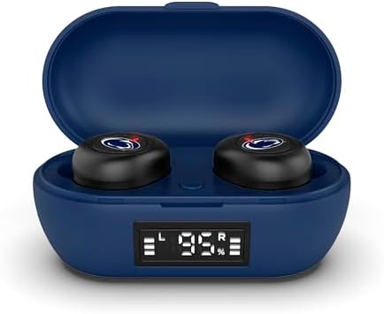 Elevate Your Game Day Experience with Penn State SOAR True Wireless Earbuds v.7 – Premium Bluetooth 5.0 Headphones for Unmatched Sound Quality and Seamless Connectivity, Perfect for Sports Enthusiasts and Everyday Adventures