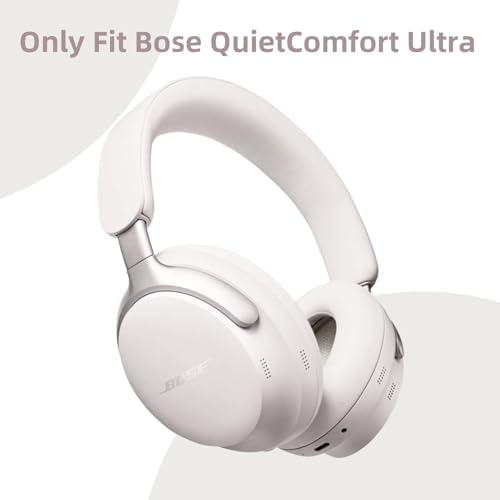 Ultimate Comfort Earpads for Bose Quiet Comfort Ultra Wireless Headphones – Premium Protein Leather & High-Density Memory Foam for Superior Noise Isolation and Enhanced Audio Experience