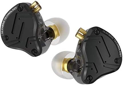 KZ ZS10 PRO X Hybrid Driver IEM Earphones – Superior 4 BA + 1 DD Audio Monitors with Integrated Mic for Gaming, Music, and Studio Mastery – Robust Hi-Fi Wired Earbuds Tailored for Musicians and DJs – Ergonomically Designed for Ultimate Comfort and Long Wear – Seamless Compatibility with Smartphones and Professional Gear – Transform Your Listening Journey with Unmatched Sound Clarity and Versatility
