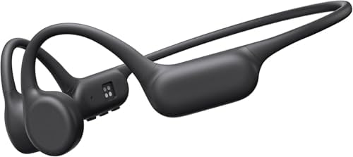 Experience Unmatched Freedom with PSIER Waterproof Bone Conduction Headphones – Bluetooth 5.4 Open Ear Design Perfect for Swimming, Running, and Fitness – 32 GB MP3 Storage, 8-Hour Playtime, and Secure Comfort Fit for Active Lifestyles