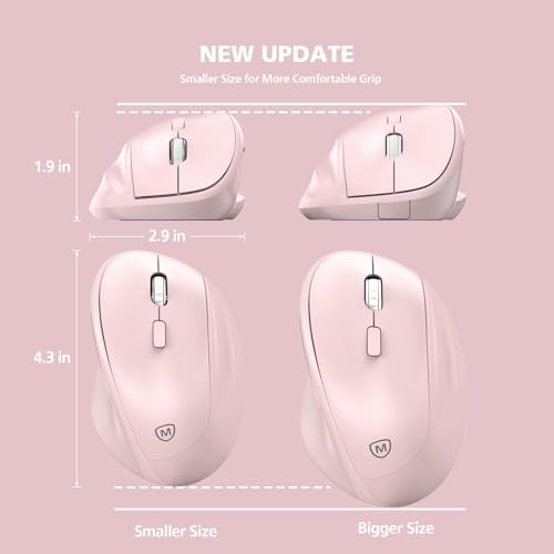 Revolutionize Your Workspace with the Green Ergonomic Wireless Mouse – Superior Vertical Design for Ultimate Comfort, Silent Clicks for Distraction-Free Focus, Long-Lasting Battery Life Powered by 1 AA Battery, Precision Control Up to 1600 DPI with USB Receiver Compatibility for PCs, Laptops, and Desktops