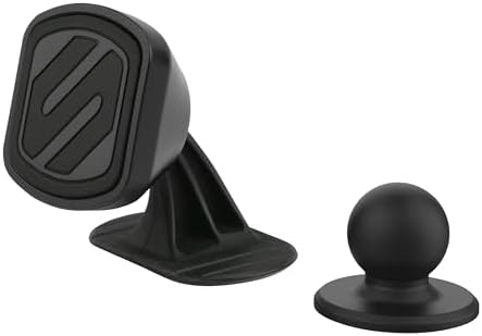 Scosche Magic Mount Select Dual Pack – Premium Magnetic Car Phone Holder for i Phone & Android – Secure 360° Adjustable Mount for Hands-Free Driving – Ideal for Dash & Window Use – Durable Design for Enhanced Compatibility & Safety