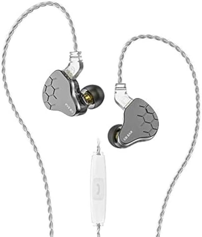 Kinboofi KBEAR Rosefinch Aqua Green Wired In-Ear Headphones – High-Performance Noise-Canceling Earbuds with Aviation-Grade Zinc Alloy Construction and Detachable Cable for Custom Audio – Perfect for Singers and Audiophiles Seeking Unmatched Sound Clarity and Comfort