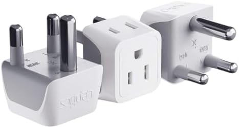 Ultimate Universal Travel Adapter: 35 W Fast Charging Power Converter with PD & QC 3.0, Dual USB-C & Triple USB Ports for Seamless Global Connectivity – Compatible with Type A, C, G, I Outlets for Effortless Charging Across EU, US, UK & Beyond – Perfect Travel Companion for Modern Explorers