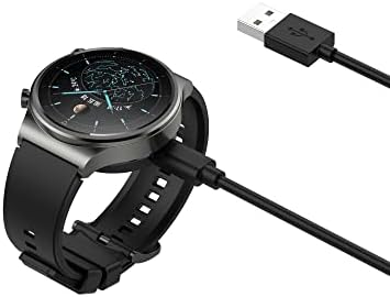 High-Speed USB Charger Cable for Huawei Smartwatches & Buds – 3.3 ft Durable Docking Solution for Huawei Watch 4/4 Pro/3/3 Pro/GT Series – Effortless Charging & Enhanced Compatibility in Sleek Black Design