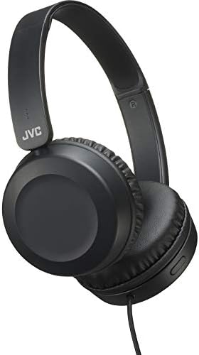 JVC HAS31 MB Ultra-Light On-Ear Headphones – Immersive Sound Experience with Built-In Remote & Microphone for Seamless Smartphone Interaction – Ideal for Kids, Commuters, and Audiophiles – Compact Foldable Design for Superior Portability and Comfort – Modern Black Aesthetic for Trendsetters