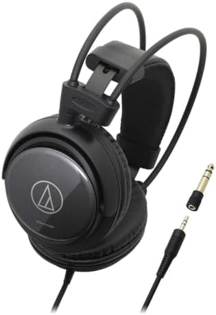 Audio-Technica ATH-AVC400 Sonic Pro Over-Ear Headphones – Premium 40 mm Drivers for Ultimate Sound Clarity & Comfort for Music Lovers and Gamers