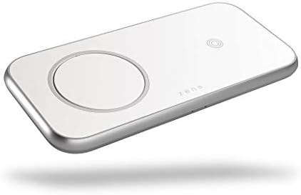 ZENS Premium Aluminium 3-in-1 Wireless Charging Station – Rapid 45 W USB-C PD for Simultaneous Charging of Smartphones, Smartwatches, and Earbuds – Mag Safe-Compatible Multi-Device Power Hub – Sleek, Durable Design for Home and Office Efficiency