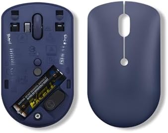 Lenovo 540 Storm Grey Wireless Mouse – Compact & Ergonomic USB-C Design for PC and Laptop – Ambidextrous Comfort with 18-Month Battery Life – Reliable 2.4 GHz Connection for Windows & Chrome OS Devices – Ultimate Productivity Companion