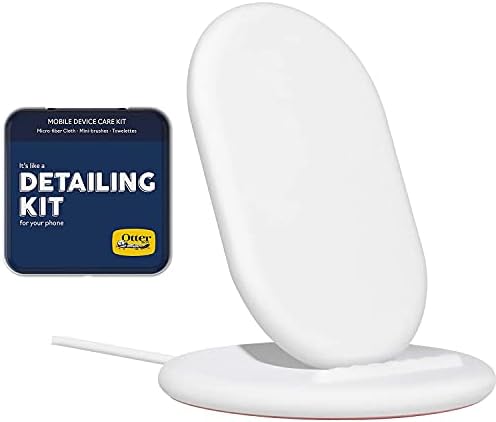 Google Pixel Stand – Premium Fast Qi Wireless Charger for Pixel 5, 4, 3 with Bonus Cleaning Kit – Effortless Charging, Adjustable Viewing Angles & Enhanced Device Protection for Optimal Performance