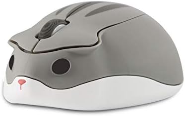 Adorable CHUYI Hamster Wireless Silent Mouse – 1200 DPI Lightweight Cordless Computer Mouse for Kids, Perfect Gift for Home, School & Travel – Fun & Functional Design in Light Blue