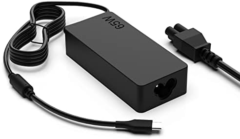 High-Speed USB C Laptop Charger – 65 W & 45 W Replacement for Dell, HP, Lenovo, Asus, Acer, Razer Blade, Mac Book & Samsung – Universal Compatibility & Fast Charging AC Adapter with Power Cord for Efficient Performance Across Multiple Devices