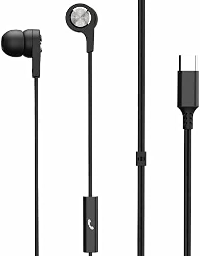 Maxell USB Type C Heavy Bass Earbuds with Built-in Microphone – Immerse Yourself in Superior Sound Quality and Fast Connectivity for i Phone 14, Samsung, Google Pixel, and More – Noise-Isolating Design for Ultimate Comfort and Enhanced Listening Experience, Ideal for Everyday Use