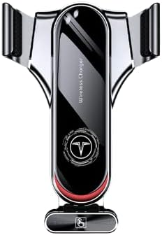 Experience Seamless Power on the Road with the SUPERLIT 15 W Qi Fast Wireless Car Charger – Auto-Clamping Air Vent Phone Mount for i Phone, Samsung, and More – Universal Compatibility and Enhanced Charging Efficiency for Ultimate Convenience